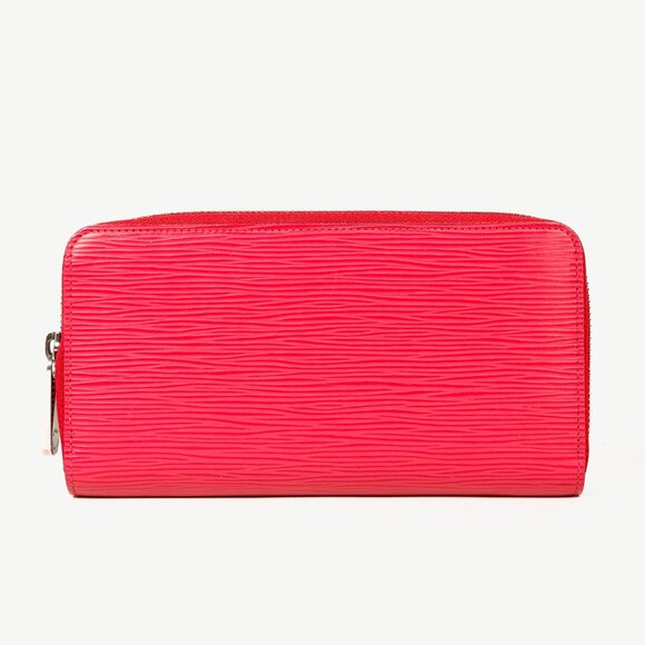 Louis Vuitton Pink Zippy Epi Leather Wallet